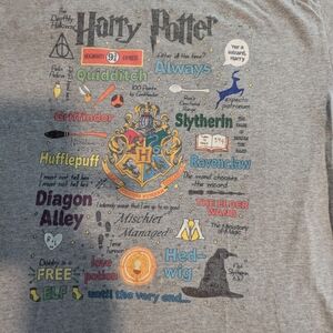 Warner Bros Gray Harry Potter Long Sleeve Tee